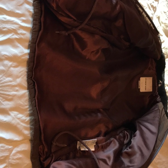 Andrew Marc Quilted Pea Coat, Fur trim, Excellent Condition - Med - Picture 7 of 10